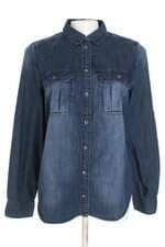 camisa jeans Talita Kume feminina azul