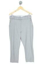 Calça de Alfaiataria H&M feminina cinza com cinto