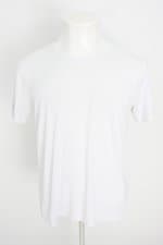 camiseta esportiva minimal masculina branca