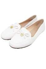 sapatilha Prego feminina off white com aplique