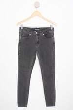 calça jeans calvin klein feminina cinza