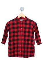 vestido Zara kids xadrez 