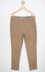 calça de sarja hering masculina marrom