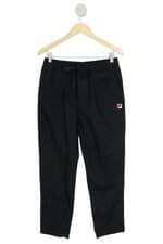 calça esportiva fila feminina preta com cós com elástico