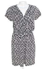 vestido Banana Republic feminino estampado com faixa na cintura