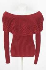 blusa feminina vermelha com sobreposição