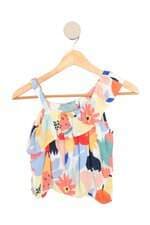blusa Hering kids estampada com babado