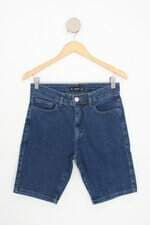 bermuda jeans hering feminina azul