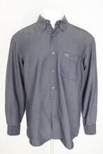 camisa lacoste masculina cinza