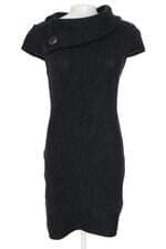 vestido de tricô perli feminino preto