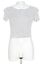 blusa cropped  Renner feminina listrada