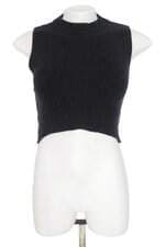 cropped rei do tricõ feminino preto