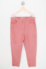 calça de sarja C&A feminina rosa