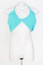 top feminino azul