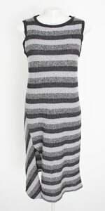 vestido de tricô lucidez feminino colorido com fenda