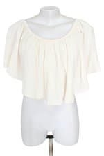 blusa vetto feminina off white com sobreposição