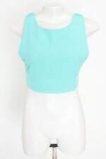 cropped robe noire feminino verde