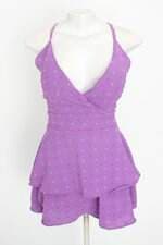 macaquinho feminino roxo com sobreposição