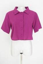 camisa feminina roxa