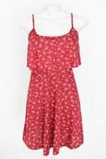 vestido cobertura feminino estampado com sobreposição