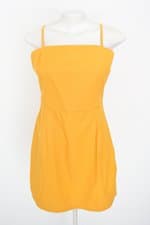 vestido jeanswear feminino amarelo