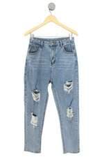 calça jeans feminina azul