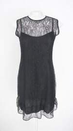 vestido bleu feminino preto com forro