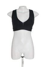 top esportivo feminino preto com tiras