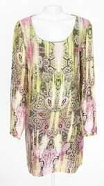 vestido innocence feminino estampado com forro