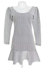vestido luma manzo feminino branco e preto