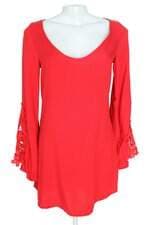 vestido curto vitz feminino vermelho com renda