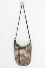 bolsa tiracolo bottletop feminina bege com forro