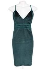 vestido kaele feminino verde com forro