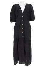 vestido My Place feminino preto com forro