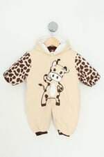 macacão elfin doll kids bege com silk