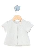 vestido C&A kids bege com laço