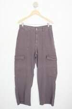 calça de sarja Blue Steel feminina marrom