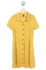 vestido feminino divided amarelo