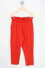 calça de tecido blessed feminina vermelha