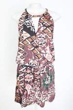vestido shoulder feminino estampado com forro
