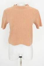 blusa Zara feminina bege