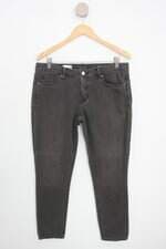 calça jeans Gap feminina cinza