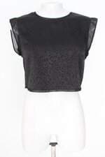 blusa John John feminiana preta