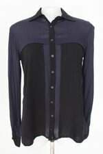 camisa Le Lis Blanc feminina azul com recortes