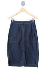 saia jeanswear feminina com fenda