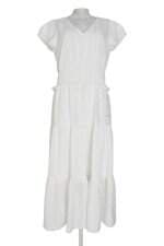 Vestido longo PA Concept branco com forro