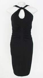 vestido mary zaide feminino preto com pregas