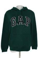 blusa de moletom Gap feminina verde com bordado