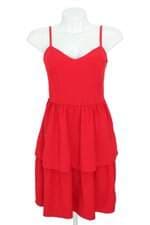 vestido Amaro feminino vermelho com forro