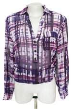 blusa new york company feminina estampada com barra mullet